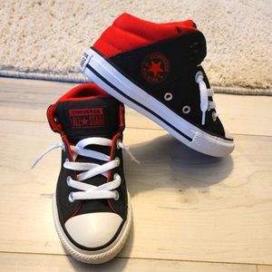 Kids Red and Black Converse All Star